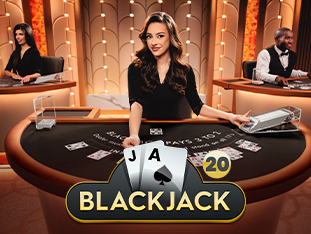 Blackjack 20 - Azure Game Image